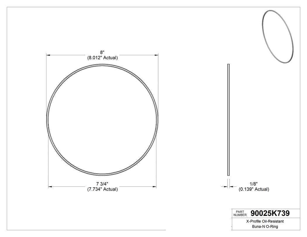 Technical drawing - 90025K739